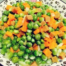 萝卜炒豌豆