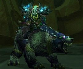 黑色战熊的缰绳