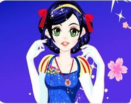 白雪公主靓丽装扮