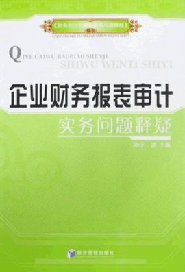 企业财务报表审计实务问题释疑