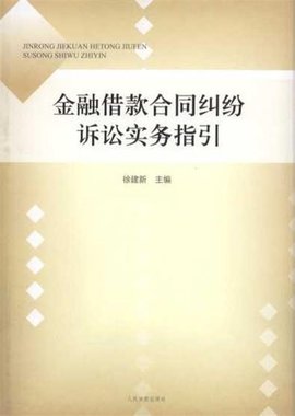 金融借款合同纠纷诉讼实务指引