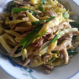 笋子炒肉