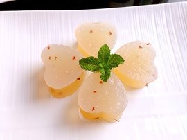 桂花薄荷马蹄糕