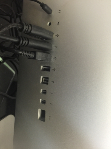 iMac27寸这后面几个口分别是什么?如果我想将