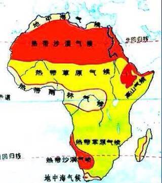 非洲气候类型的分布有什么突出的特点,是如何