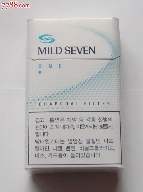 详情"mild seven"牌香烟,味道淡雅,是女士钟爱的烟种.