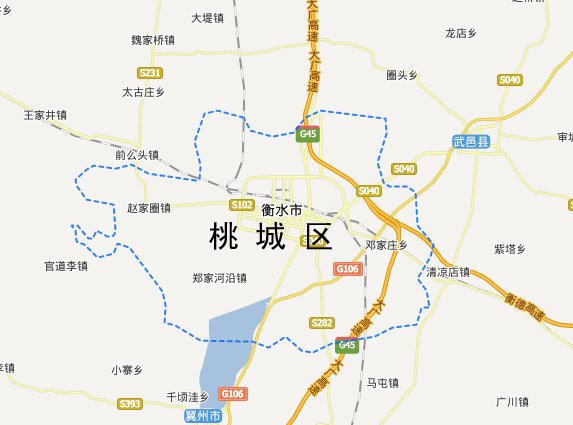 桃城区赵圈镇地图图片